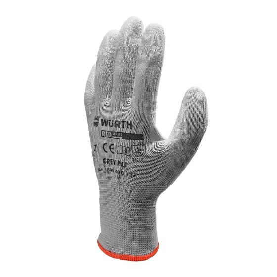 Рукавицы WURTH RED STRIPE BASIC с покрытием полиуретан L (9) 0899490139