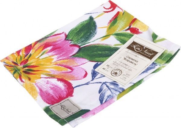 Серветка La Nuit Яскравість 45x35 см білий із принтом 