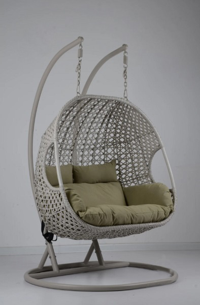 Крісло-кокон Bella Vita Тоскана подушка бежева