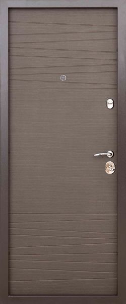 Дверь входная Abwehr АП1-406 086П (ВСГ) Kale257/Kale252 венге горизонт белый 2050х860мм правая