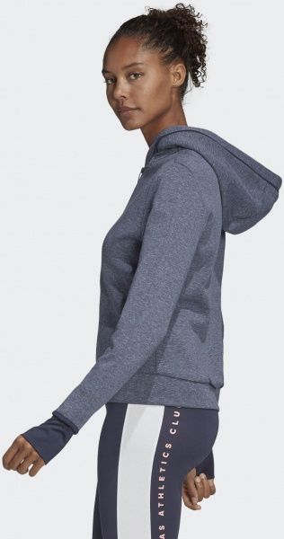 Джемпер Adidas W VER FZ HD FL4213 р. S темно-синій