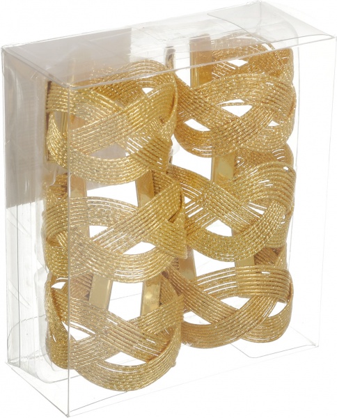 Набор колец для салфеток Golden Chic 6 шт