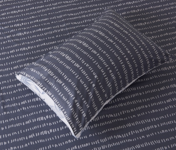 Комплект постельного белья Corina 2 серый с белым La Nuit 