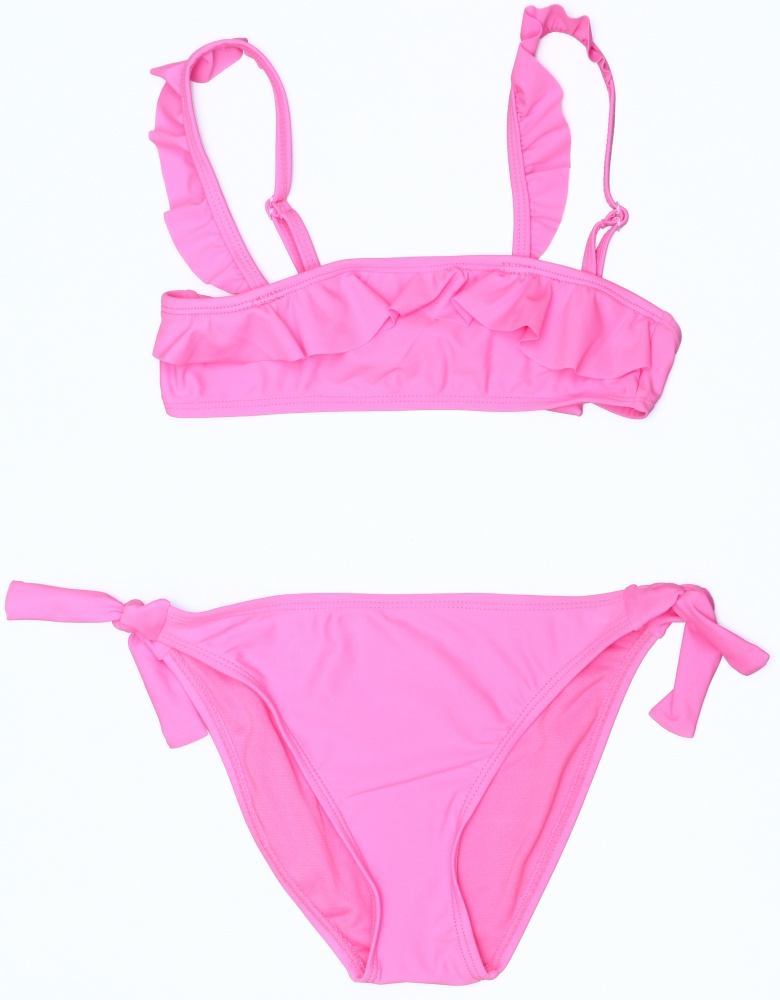 Купальник для дівчаток Shantou волани Basic р.122-128 фуксія 24ENGL7