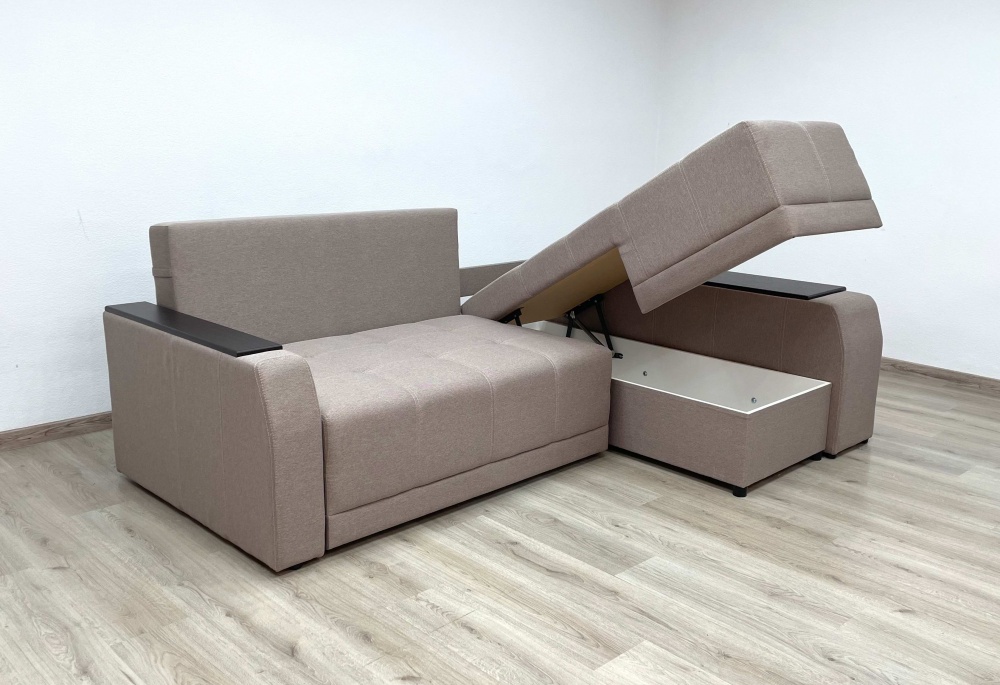 Диван кутовий Елегант ЕпіСофт ДІЖОН правий сірий 2400x1660x900 мм