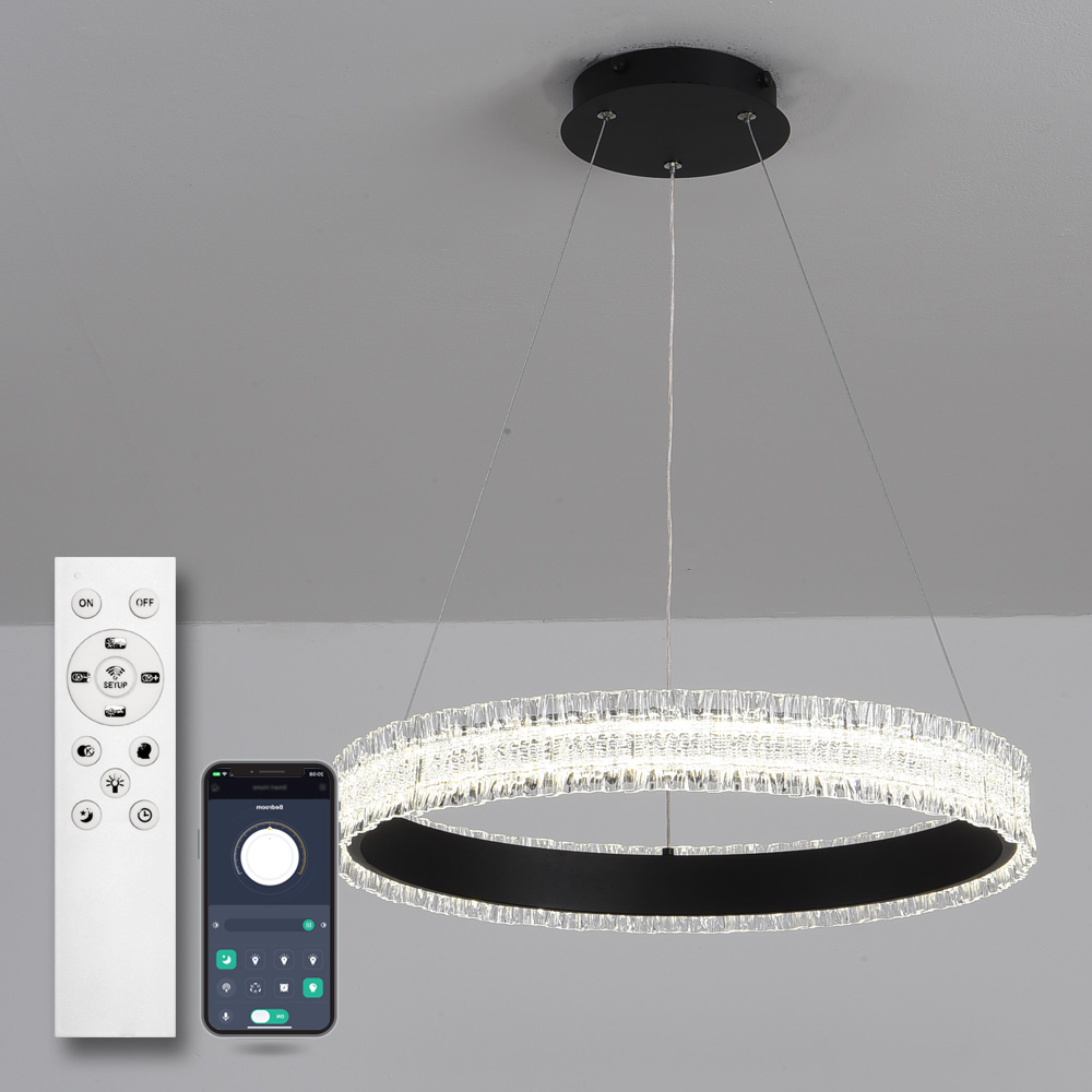 Люстра подвесная Luminaria 65 Вт LED-модуль black ERIKA 65W R485 BLACK