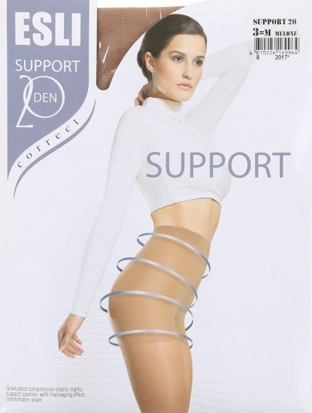 Колготки женские ESLI Support Support 20 den melone р. 3 бежевый 