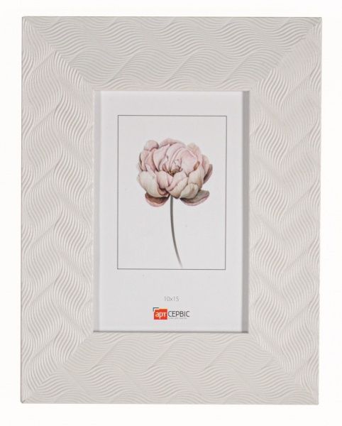 Рамка для фото Арт-Сервіс ЭА-01678 10x15 см белый/белый 