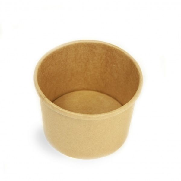 Кришка Petruzalek круглий паперовий для супів, морозива або каш 230 мл 25 шт./уп. 90 x 90 x 60 мм