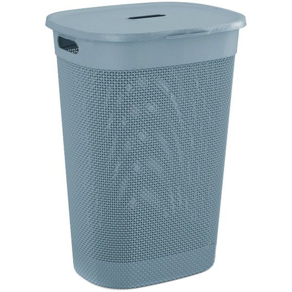 Кошик для білизни KIS Filo 55 л сіро-блакитний 