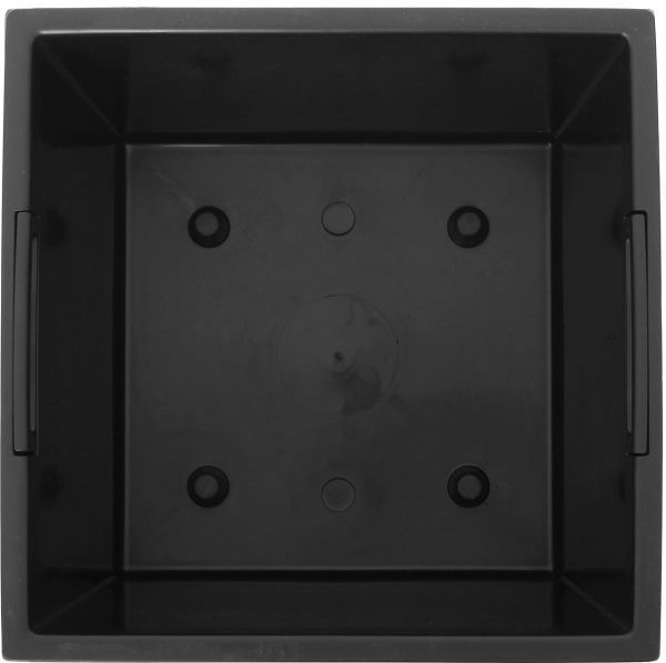 Горшок пластиковый Prosperplast Rato square 2 в 1 квадратный 91,5л коричневый (77952-440) 