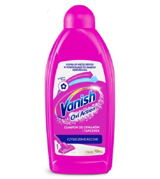 Шампунь Vanish Oxi Action для ручной очистки ковров 0,5 л