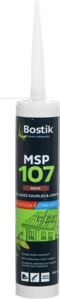Клей-герметик Bostik MSP 107 290мл коричневый