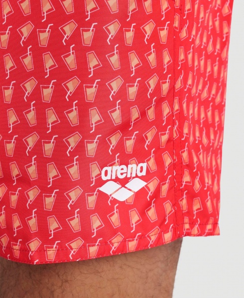 Шорти Arena BEACH BOXER ALLOVER 005253-420 р. L червоний