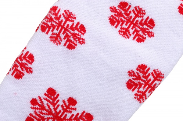 Носки женские Luna со снежинками р. 23-25 белый 