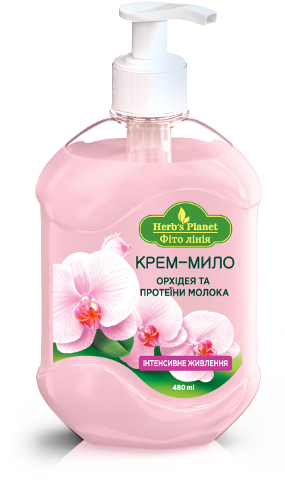 Крем-мило Herb's Planet Орхідея Та Протеіни Молока 480 мл