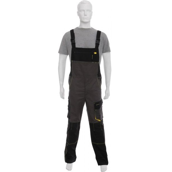 Полукомбинезон рабочий Delta Plus D-Mach р. L DMSALGJGT серый с желтым