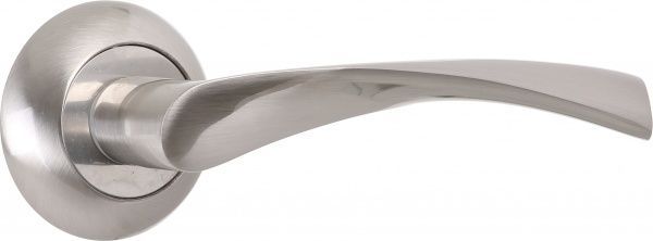 Ручка на розетці Flessa SN матовий нікель