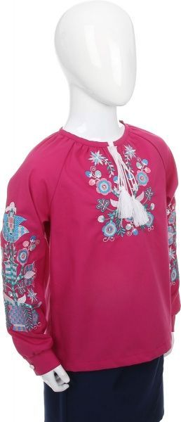 Вышиванка детская Эдельвика р.146 фуксия 106-19/09 