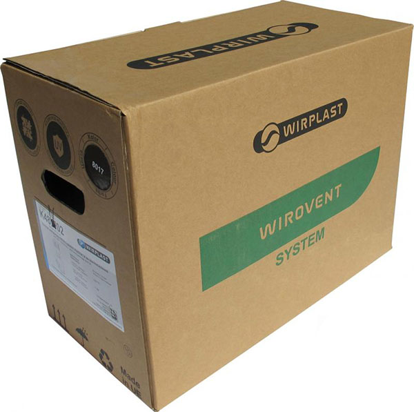 Вентиль покрівельний WIRPLAST Perfekta коричневий