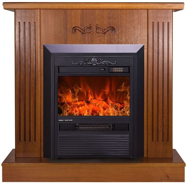 Камінокомплект ART FLAME Смайл & Христина (горіх)