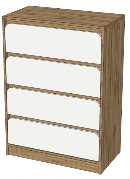 Комод Lion Арт-2 дуб аппалачи/нимфея альба 