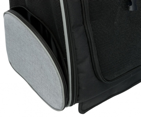 Сумка-рюкзак Trixie для собак Trolley из полиэстера черный с серым до 8 кг (2880) 