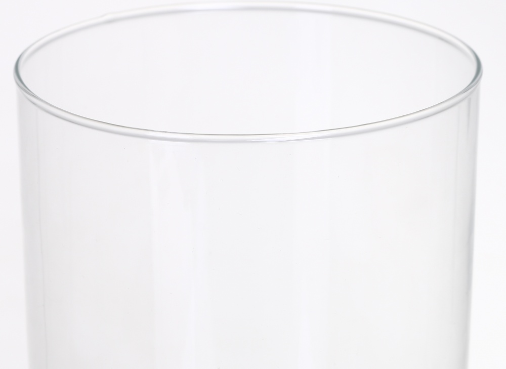 Ваза на ніжці Циліндр d12 30 см прозора 20110.2