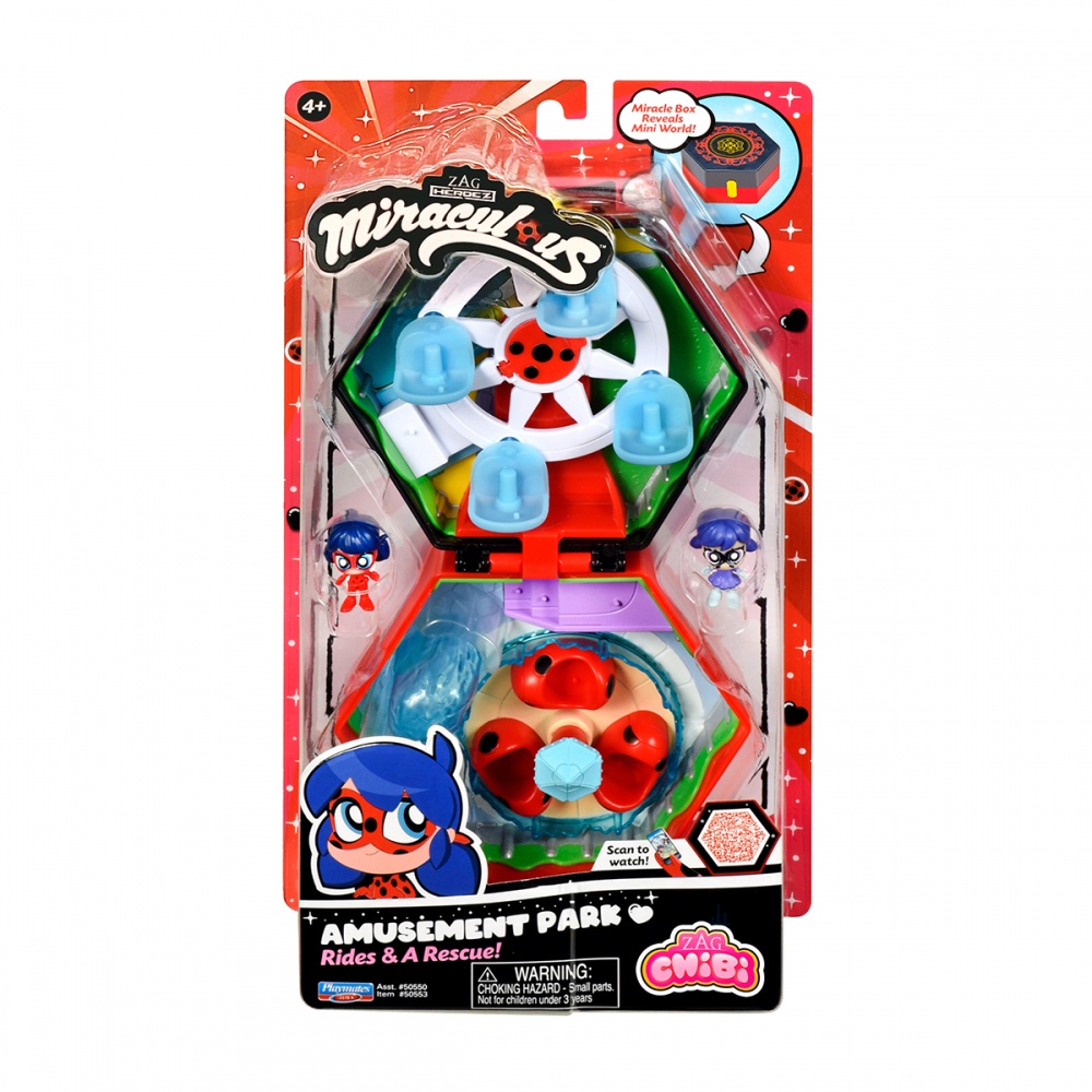 Іграшковий набір Miraculous Леді Баг і Суперкіт серії Chibi Парк розваг 50553