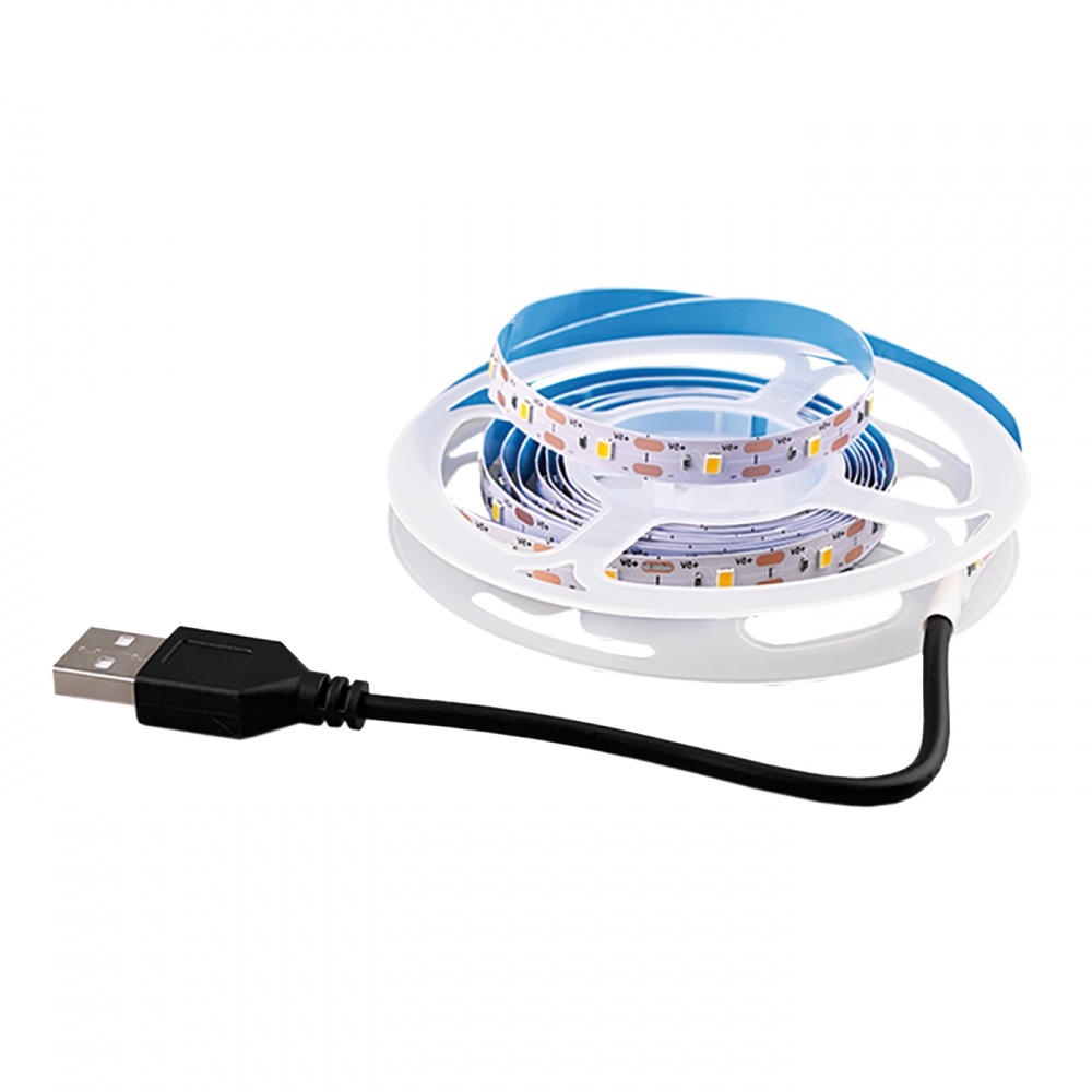 Лента светодиодная Eurolamp 4,5 Вт IP20 5 В теплый LED/SET-2M/3000K(USB)
