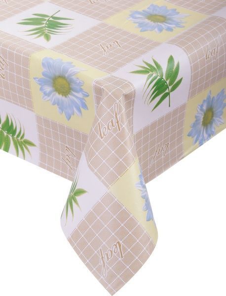 Скатерть Цветы 135x180 см бежевый Dariana 