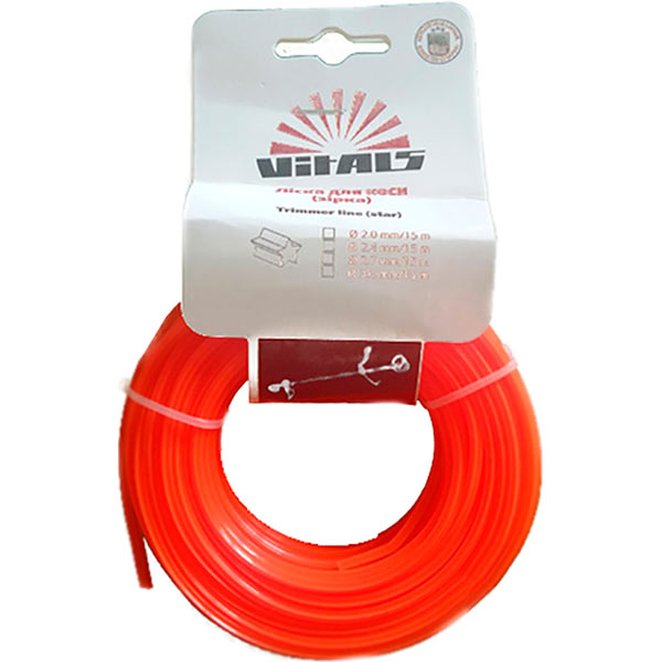 Леска косильная Vitals Звезда 3 мм 15 м
