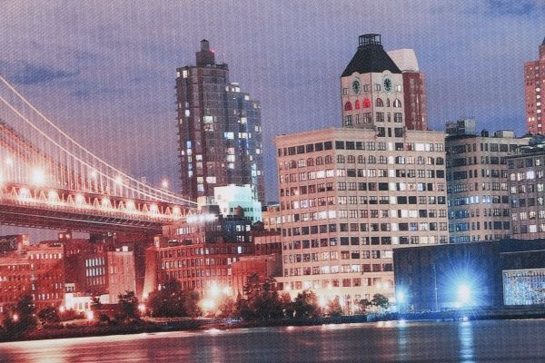 Репродукция Город 828-1 28x80 см 