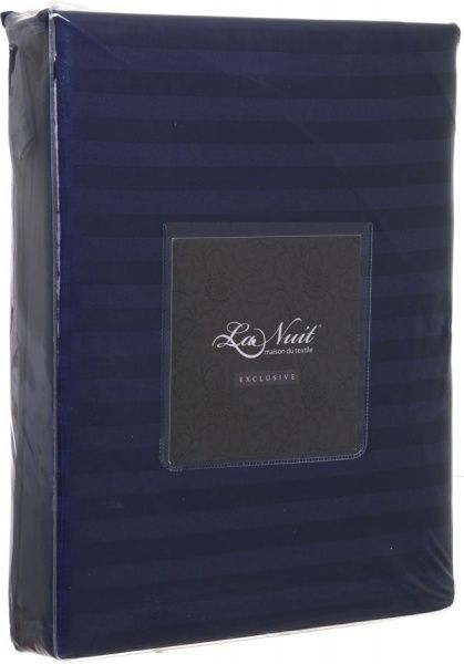 Комплект постільної білизни Exclusive Navy 2 синій La Nuit 