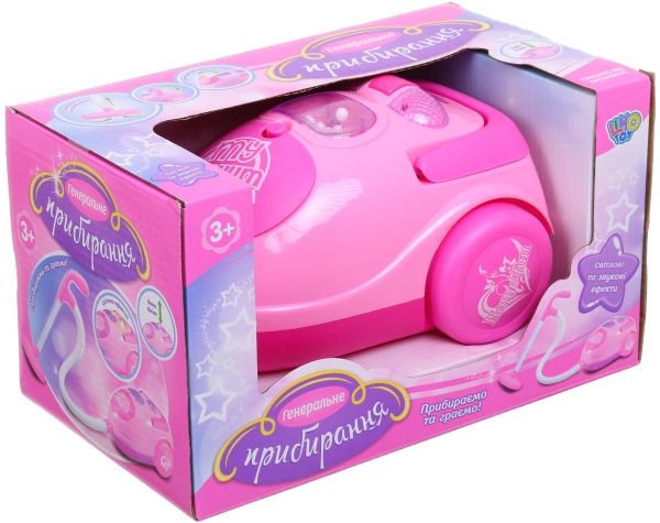 Игровой набор пылесос 1538 розовый ODT030479