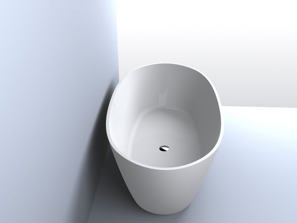 Ванна из искусственного камня Miraggio Estella 168x83 белая 0000267