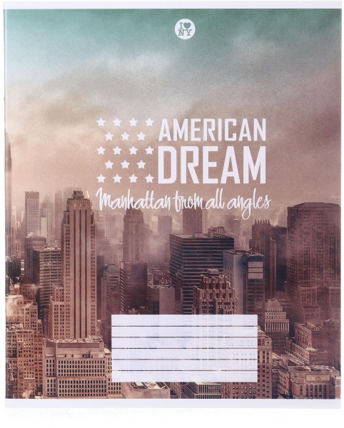 Тетрадь школьная уф-лак 30 листов в линейку в ассортименте