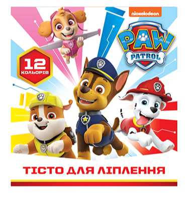 Тісто для ліплення Paw Patrol 12 кольорів 122726