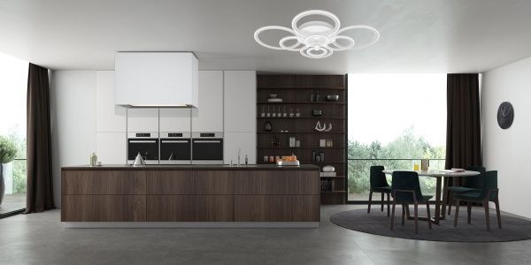 Люстра светодиодная Hopfen 125W з пультом ДУ 125 Вт белый Aquila 