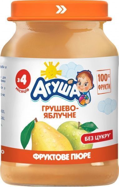 Пюре Агуша Груша-Яблоко 190 г 