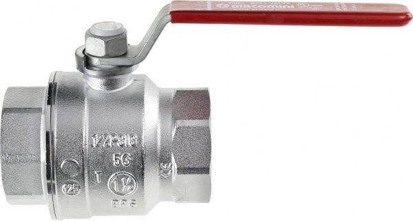 Кран Giacomini шаровый 1 1/2 ВВ ручка