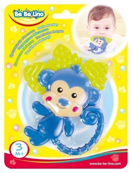 Брязкальце-прорізувач для зубів Bebelino Мавпочка 58100