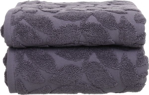 Полотенце Leaf 50x90 см антрацит ABC 
