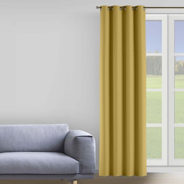 Штора Velour 200х258 см золотий Decora textile