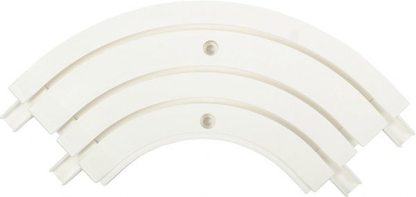 Поворот Gardinia внутрішній потрійний набірний білий 