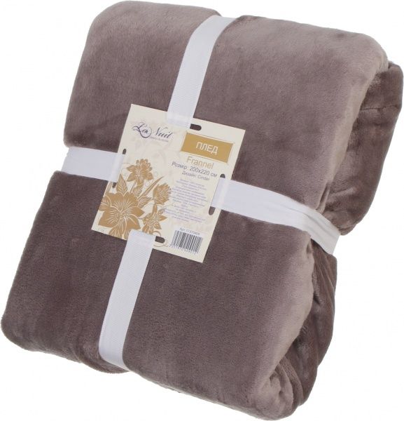 Плед Cinder 200x220 см коричневий La Nuit 
