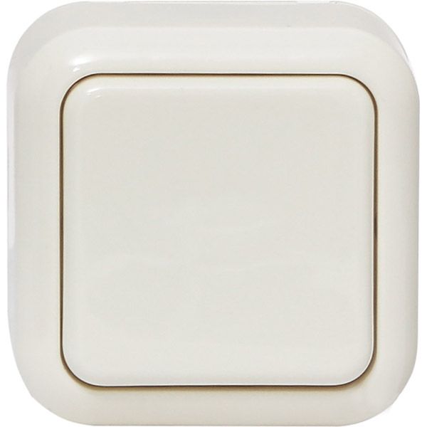 Выключатель одноклавишный Expert Power IP20 без подсветки крем HSN-SWP.H3A20G1W1-CR