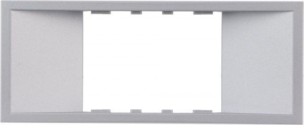 Заглушка для дротів 150х62 мм 1 шт. срібний Poliplast 0911V9006