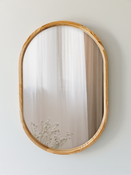 Зеркало настенное Luxury Wood Freedom Slim ясень темный 500x800 мм 
