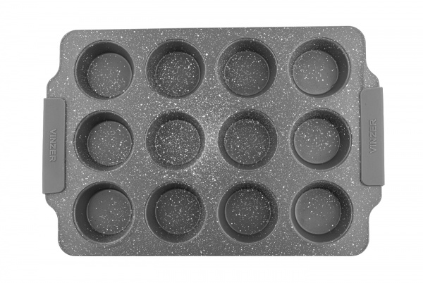 Форма для випікання мафінів 12 шт 38,3x26 см Graphite Collection 89492 Vinzer
